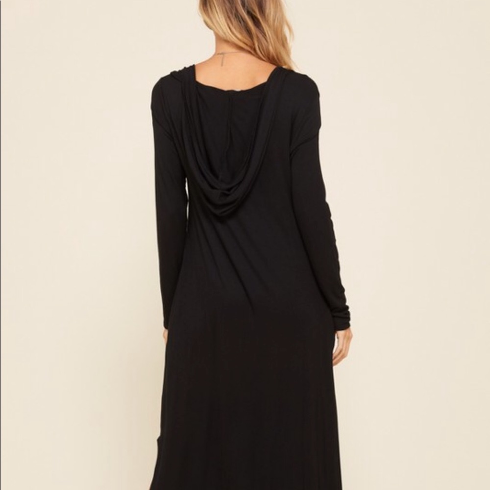 Only 2 left!!  Casse Maxi Dress with Hoodie - Picture 3 of 4